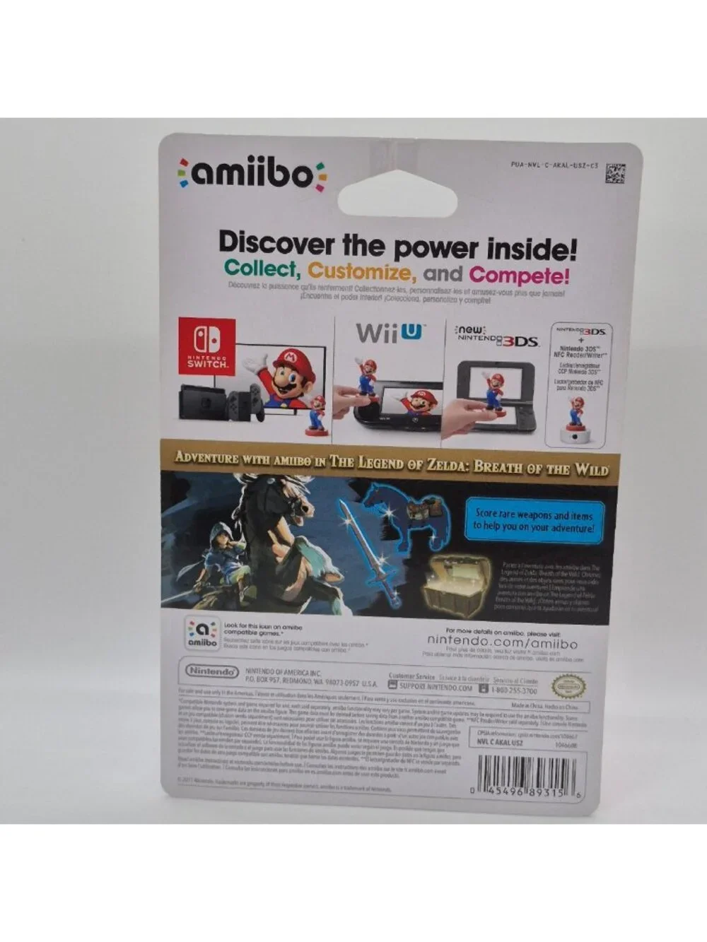 Link Rider amiibo The Legend of Zelda Breath of the Wild Brand New Sealed